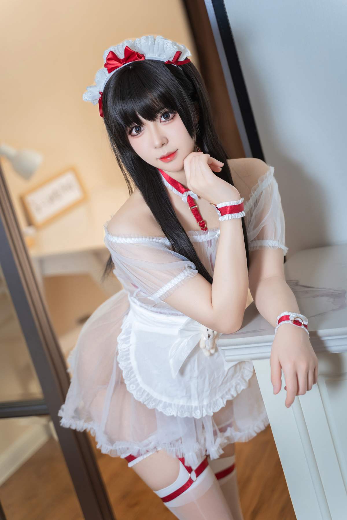 虎森森 – 熊熊女仆 Cosplay-第1张