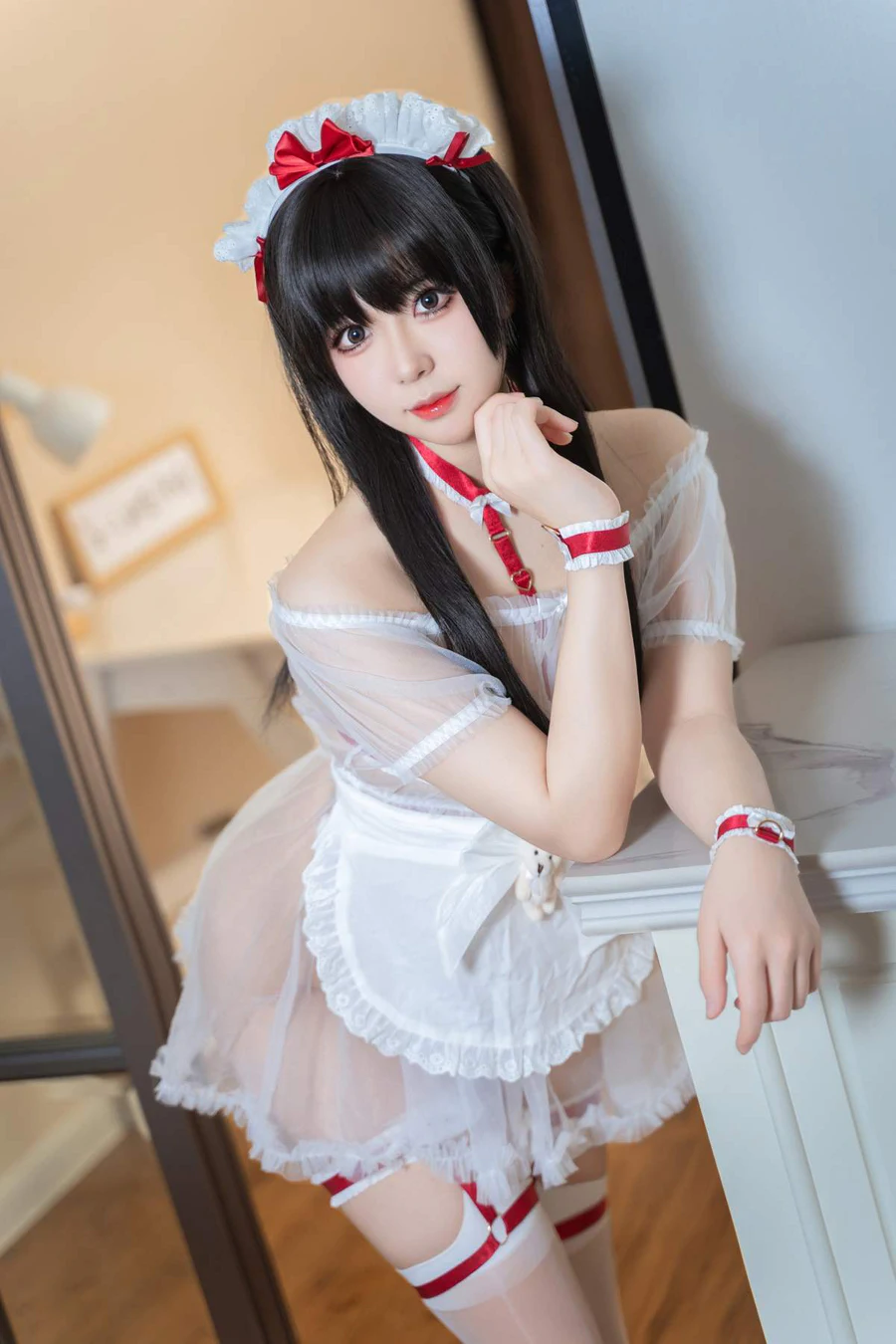 虎森森 – 熊熊女仆 Cosplay-第1张