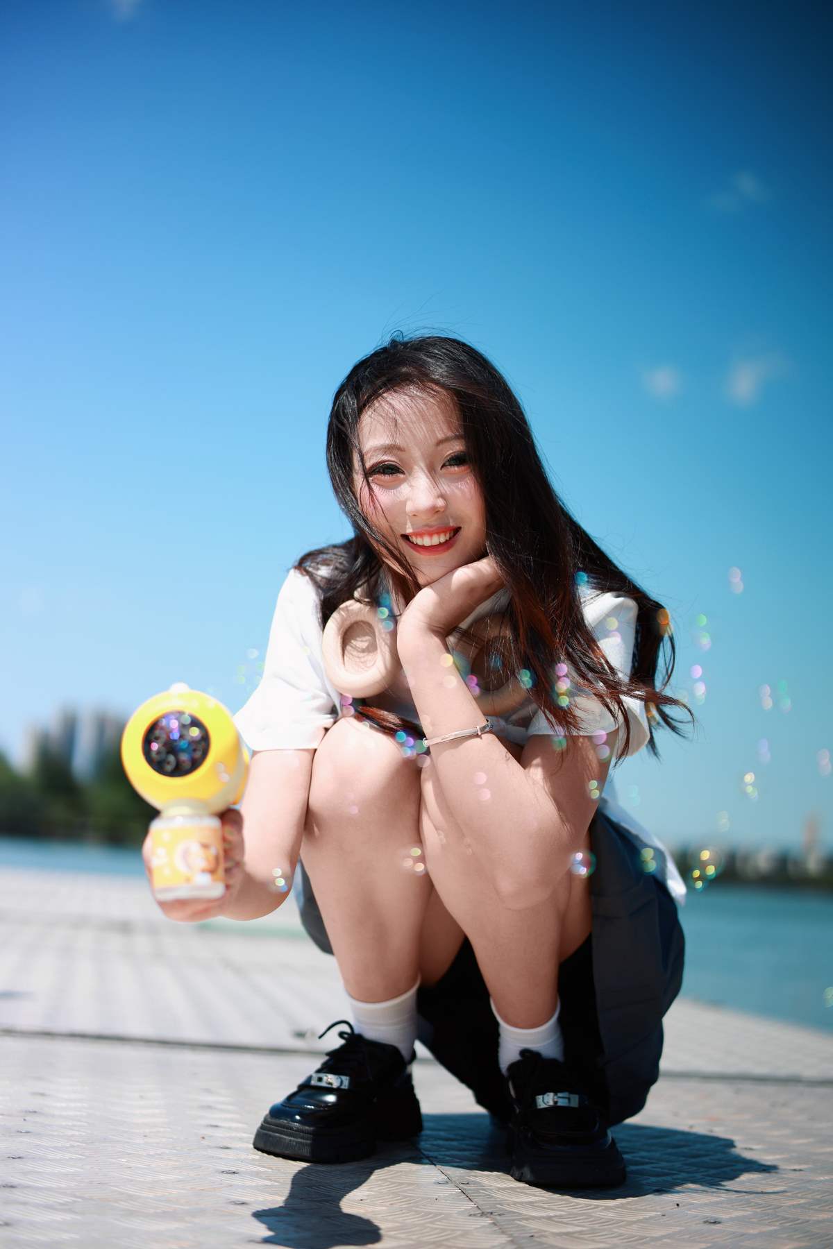 [YITUYU艺图语]2025.09.09 湖边日系jk 小u YITUYU艺图语-第1张