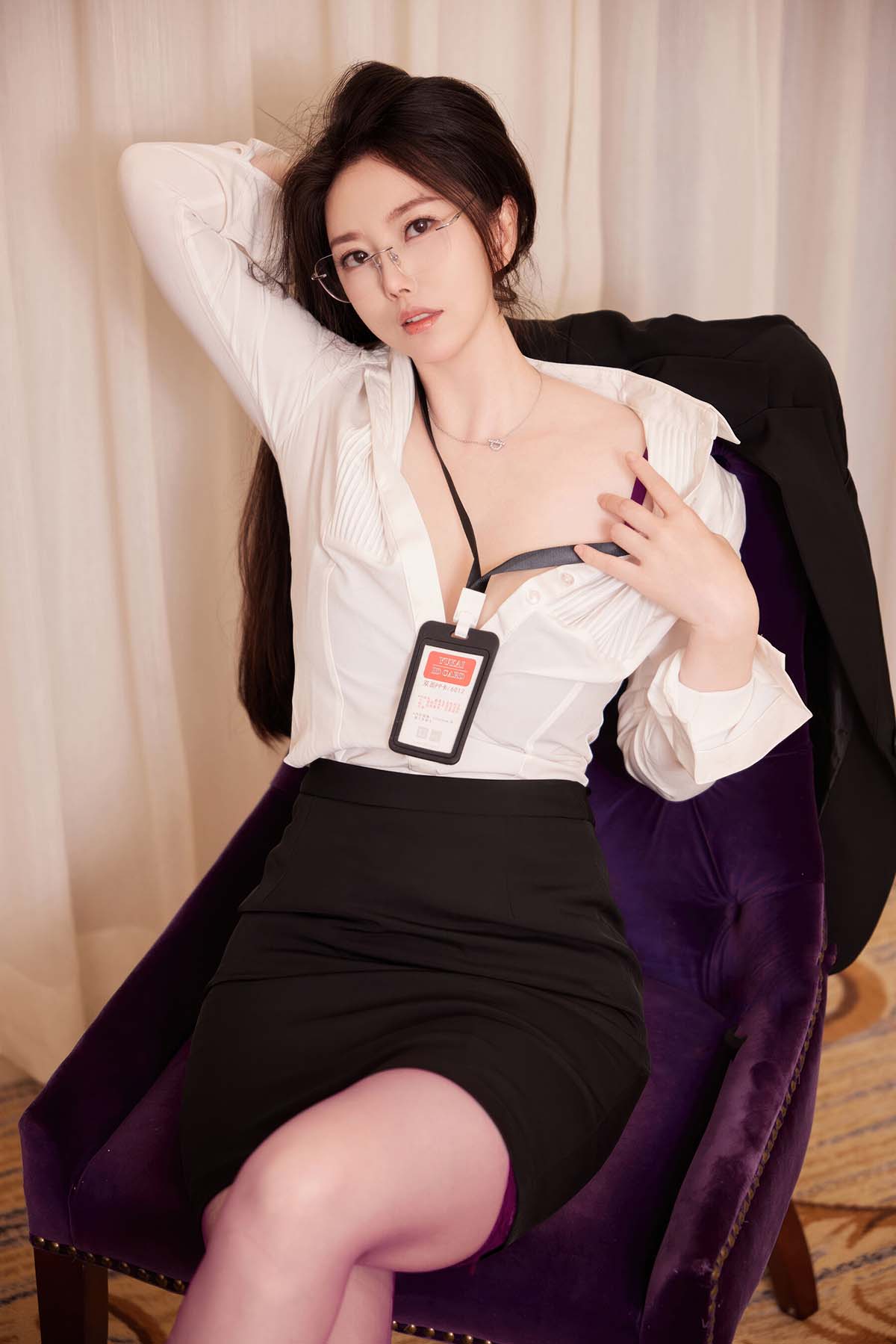 白茹雪 – 紫丝OL JPJX极品精选-第1张