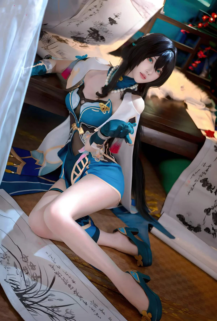 花兮_honoka – 崩坏 星穹铁道 阮梅 Cosplay-第1张