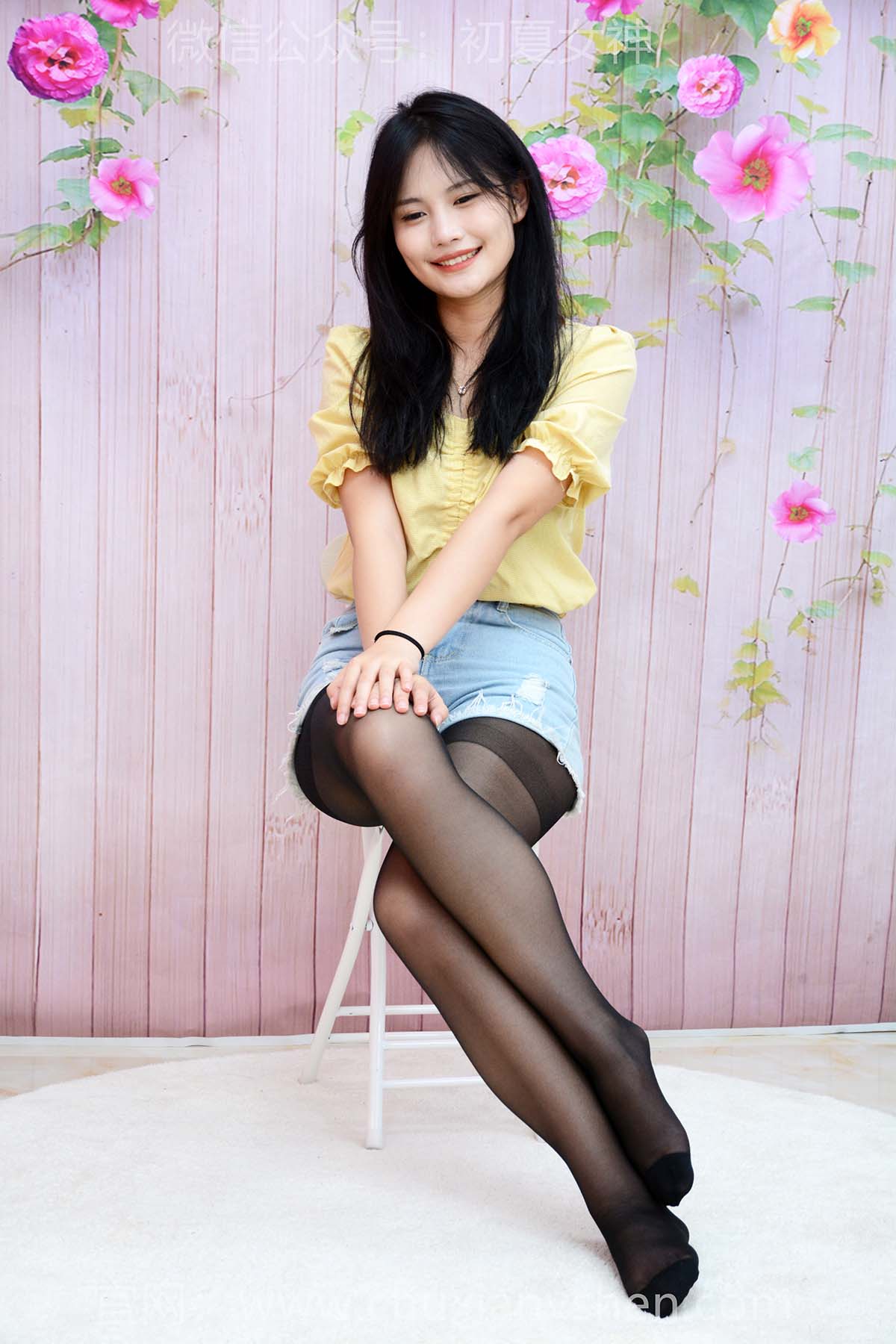 初夏女神 NO.308 幺幺 黑白之魅 CXNS初夏女神-第1张