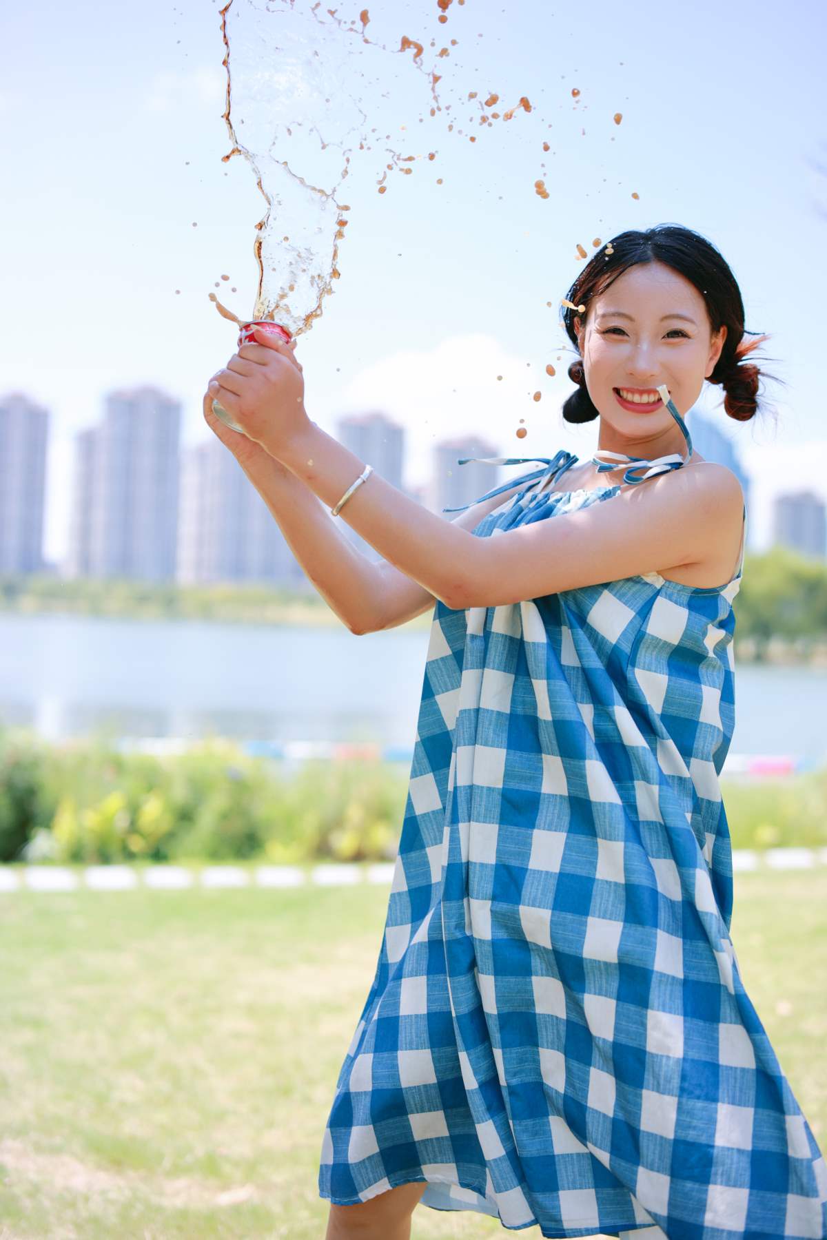 [YITUYU艺图语]2025.09.18 蓝格子沙滩 小u YITUYU艺图语-第1张