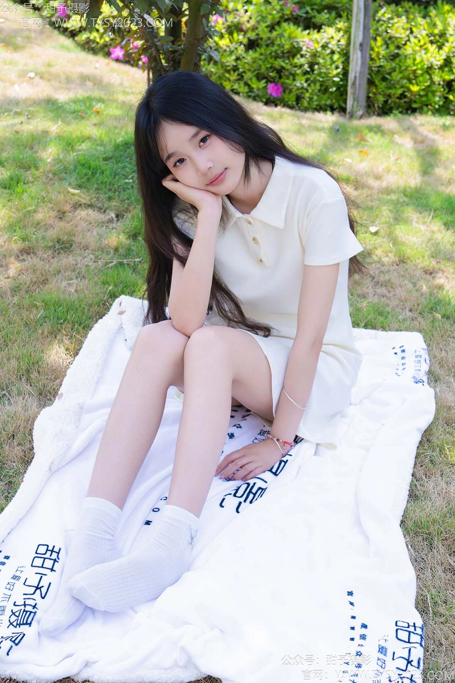 甜予摄影 NO.199 小橙子-板鞋、白棉袜、裸足 TYSY甜予摄影-第1张