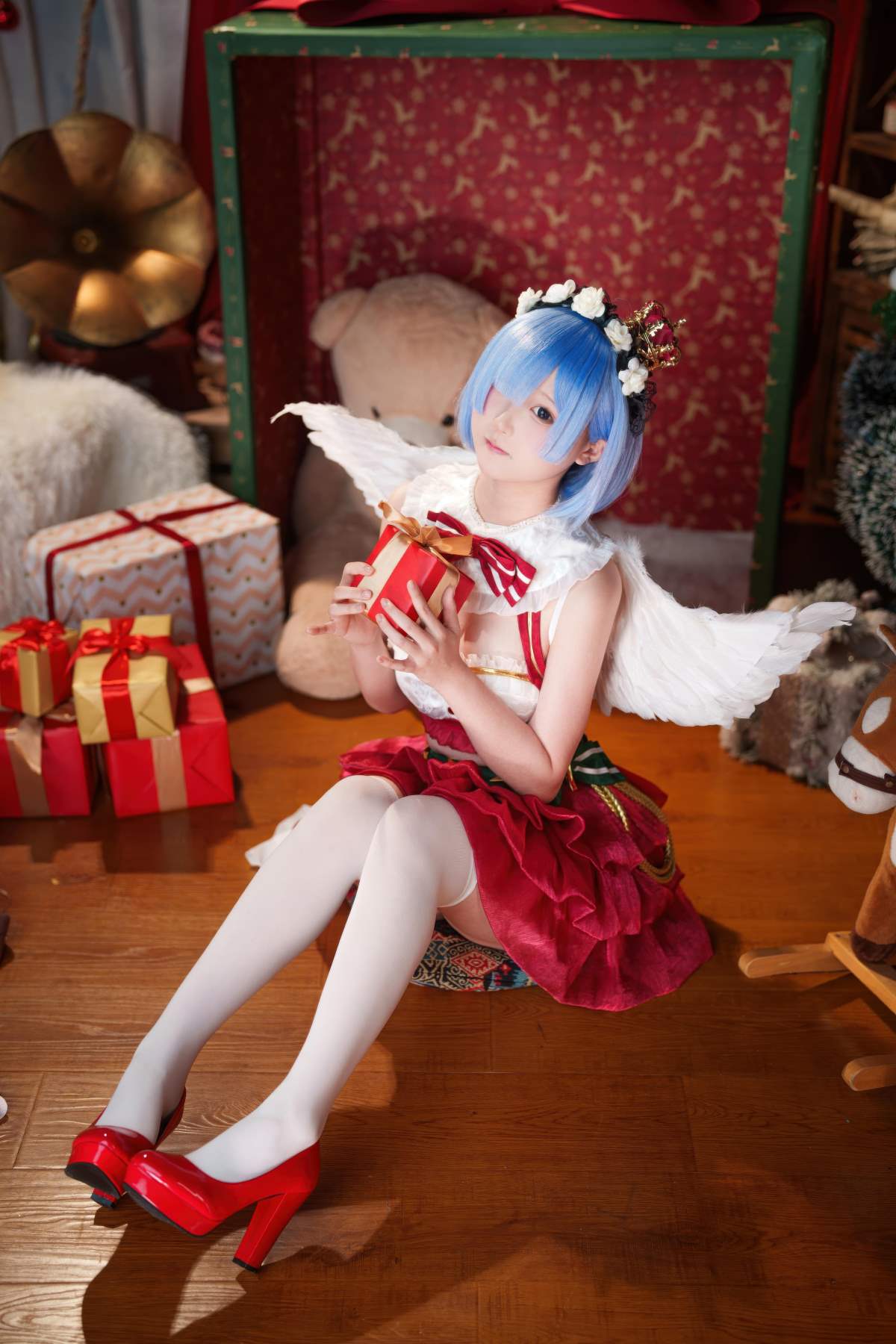 Seele麦麦 – 从零开始的异世界生活 蕾姆 圣诞物语 Cosplay-第1张