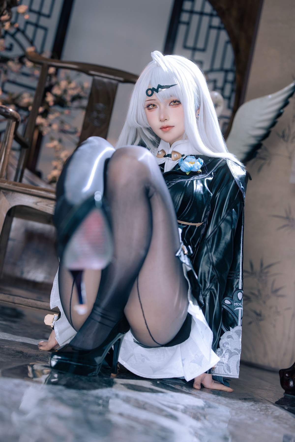 屿鱼 – 绝区零 仪玄 墨形影踪 Cosplay-第1张