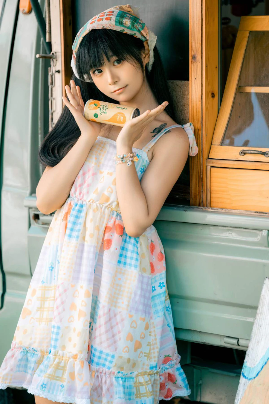 小羊不吃草 (花音葉子) – 夏天的记忆 Cosplay-第1张