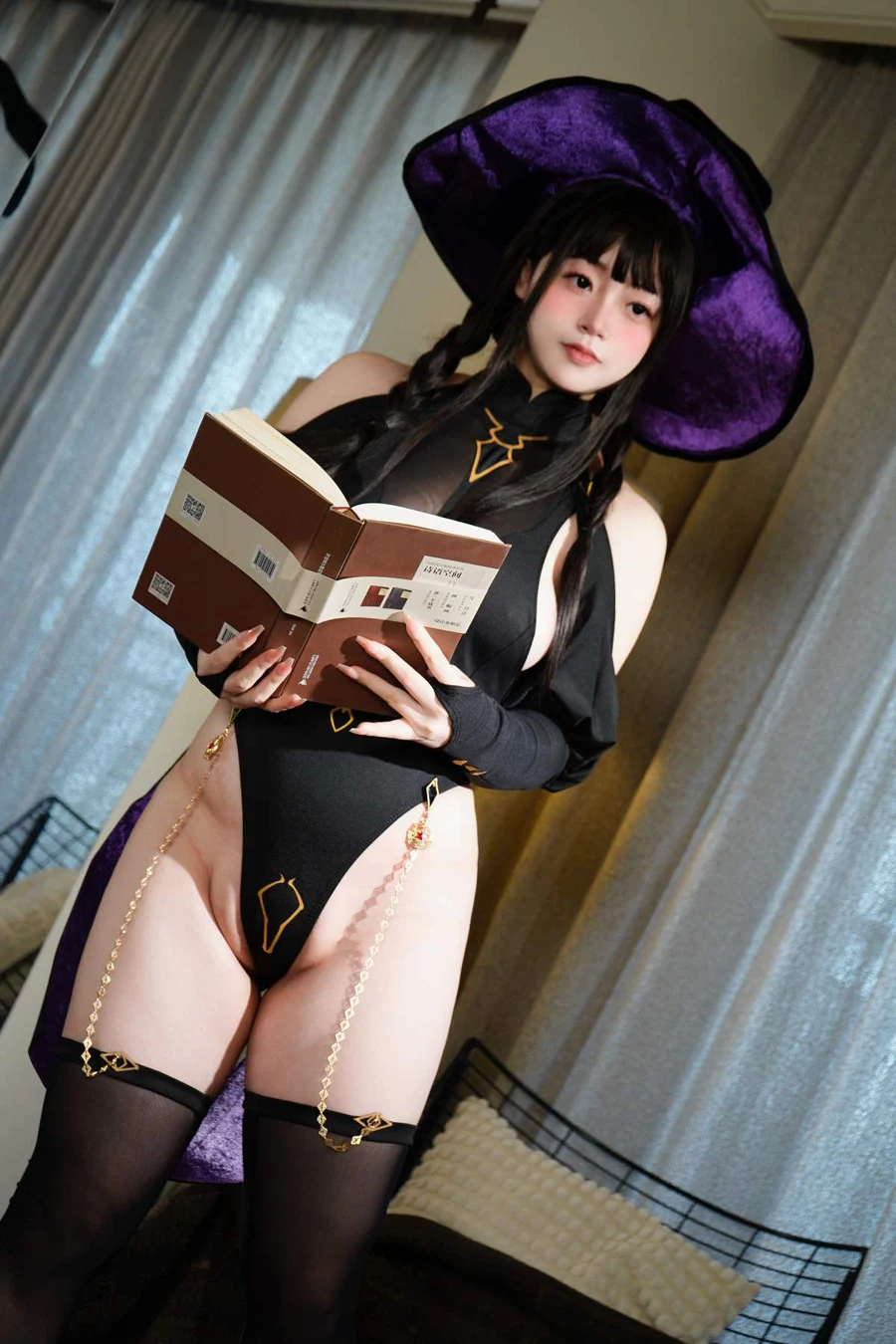 一只猫猫帽 – 魔女之夜 Cosplay-第1张