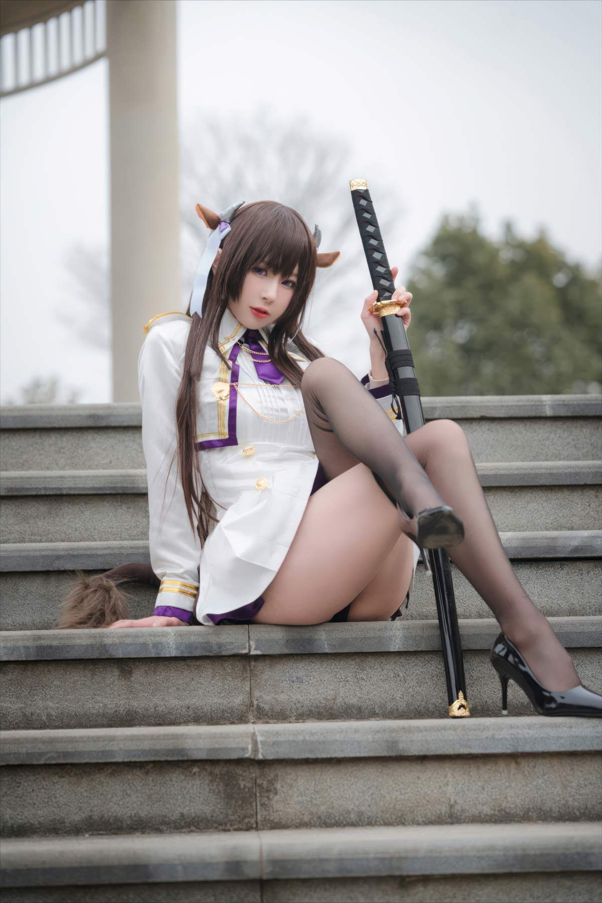 西园寺南歌写真 – 碧蓝航线 樫野原皮 Cosplay-第1张