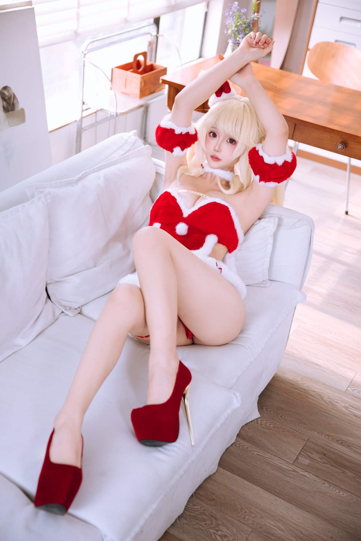 日奈娇 – 圣诞日 Cosplay-第1张