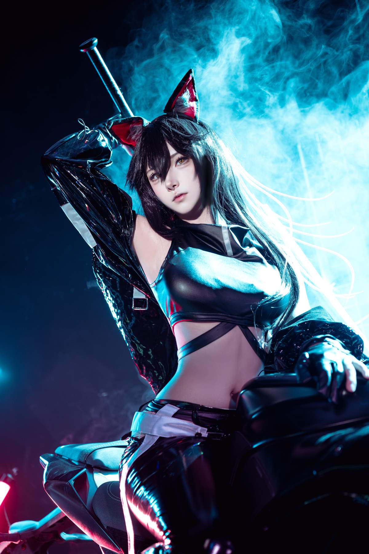 Seya-狮砸 – 明日方舟 德克萨斯 音律联觉 Cosplay-第1张