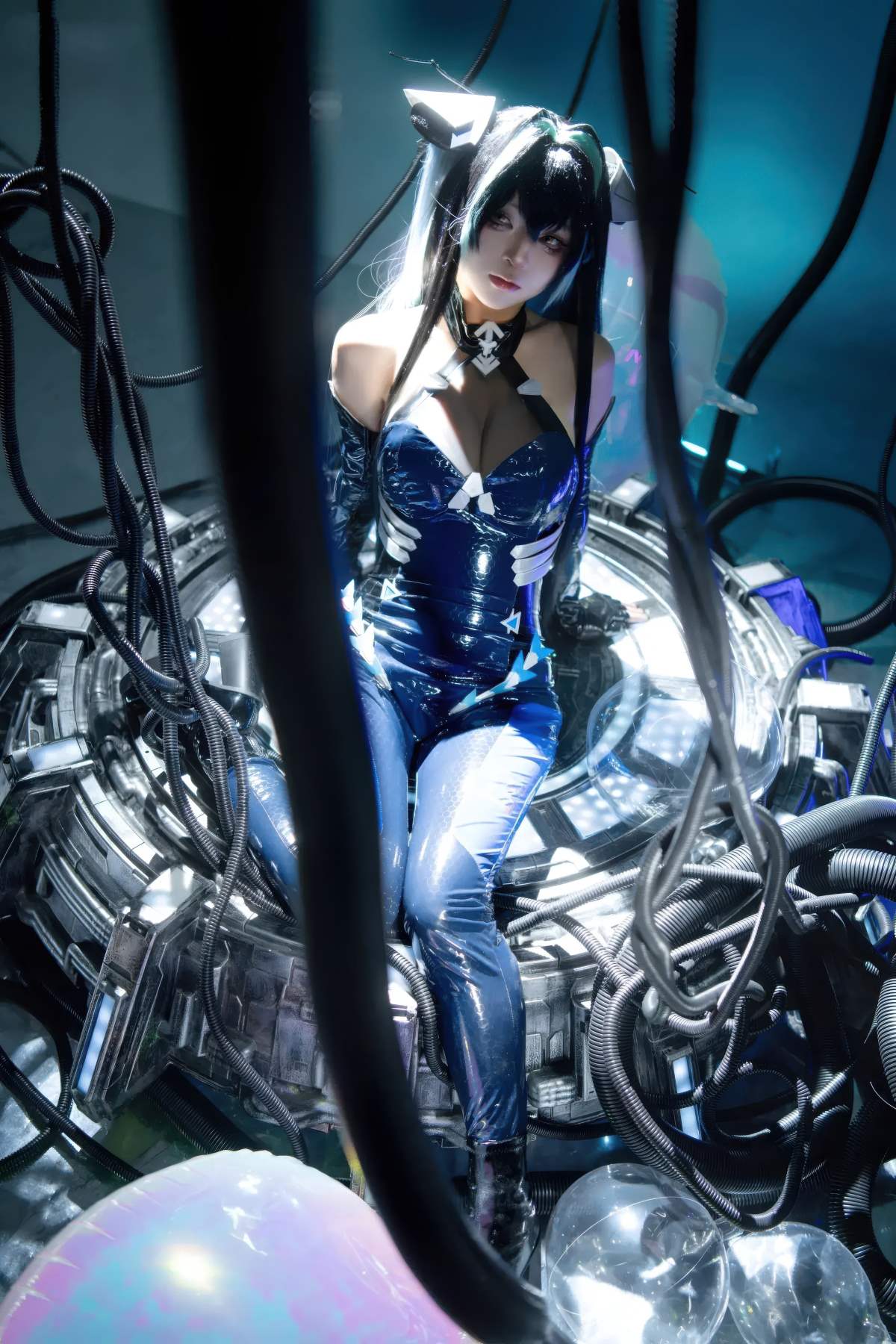 矢量鱼 – 小美人鱼 赛莲 Cosplay-第1张