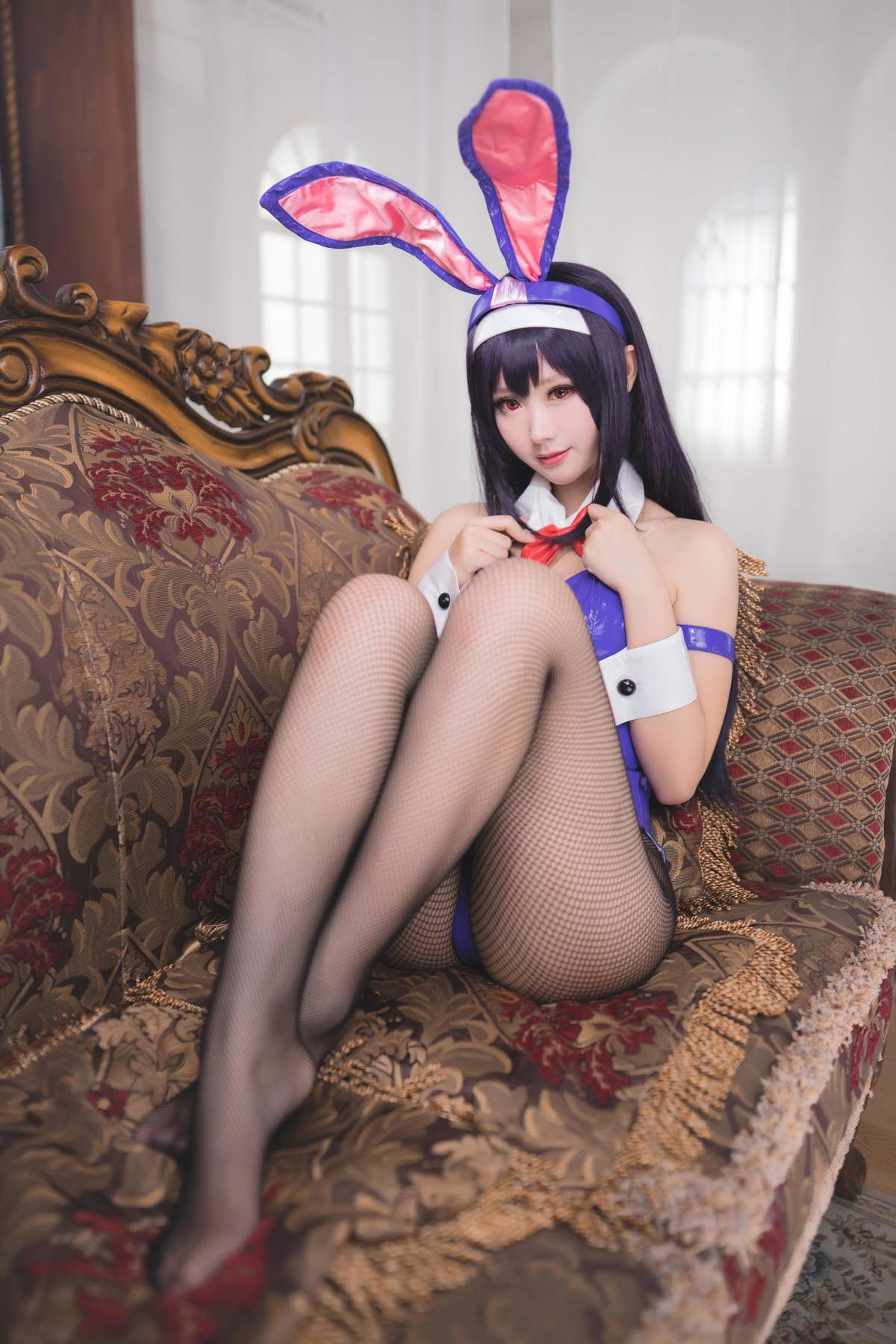 羽生三未图集 – 霞之丘诗羽兔女郎 Cosplay-第1张