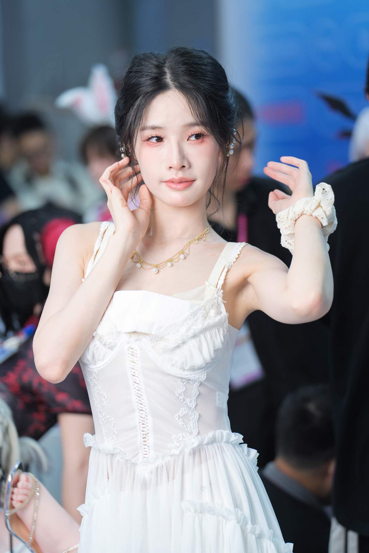 精选街拍作品 NO.5431 清凉橙子喵酱 街拍-第1张