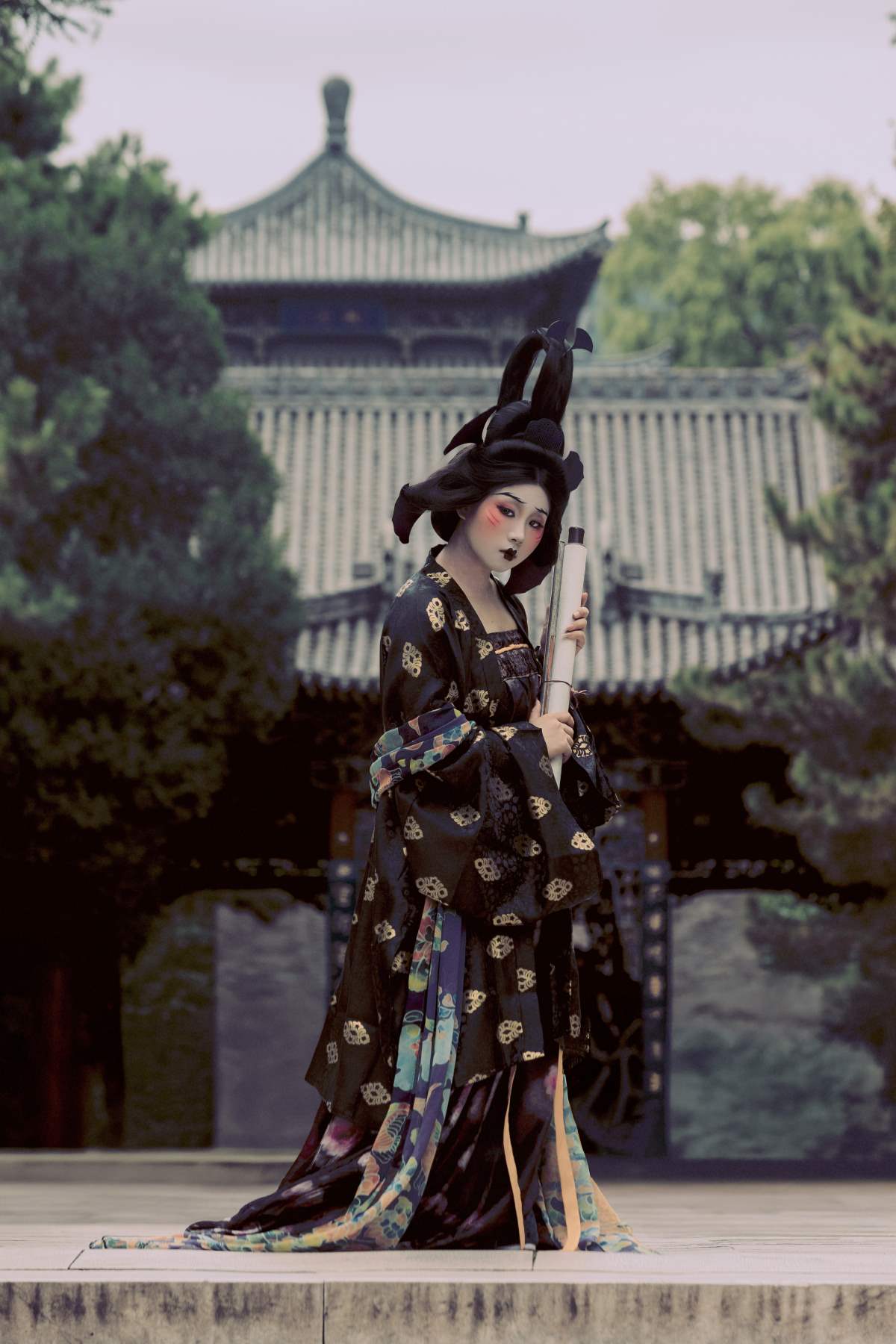 [YITUYU艺图语]2025.10.22 晚唐·太和险妆 梦梦（我在山西当妆娘） YITUYU艺图语-第1张