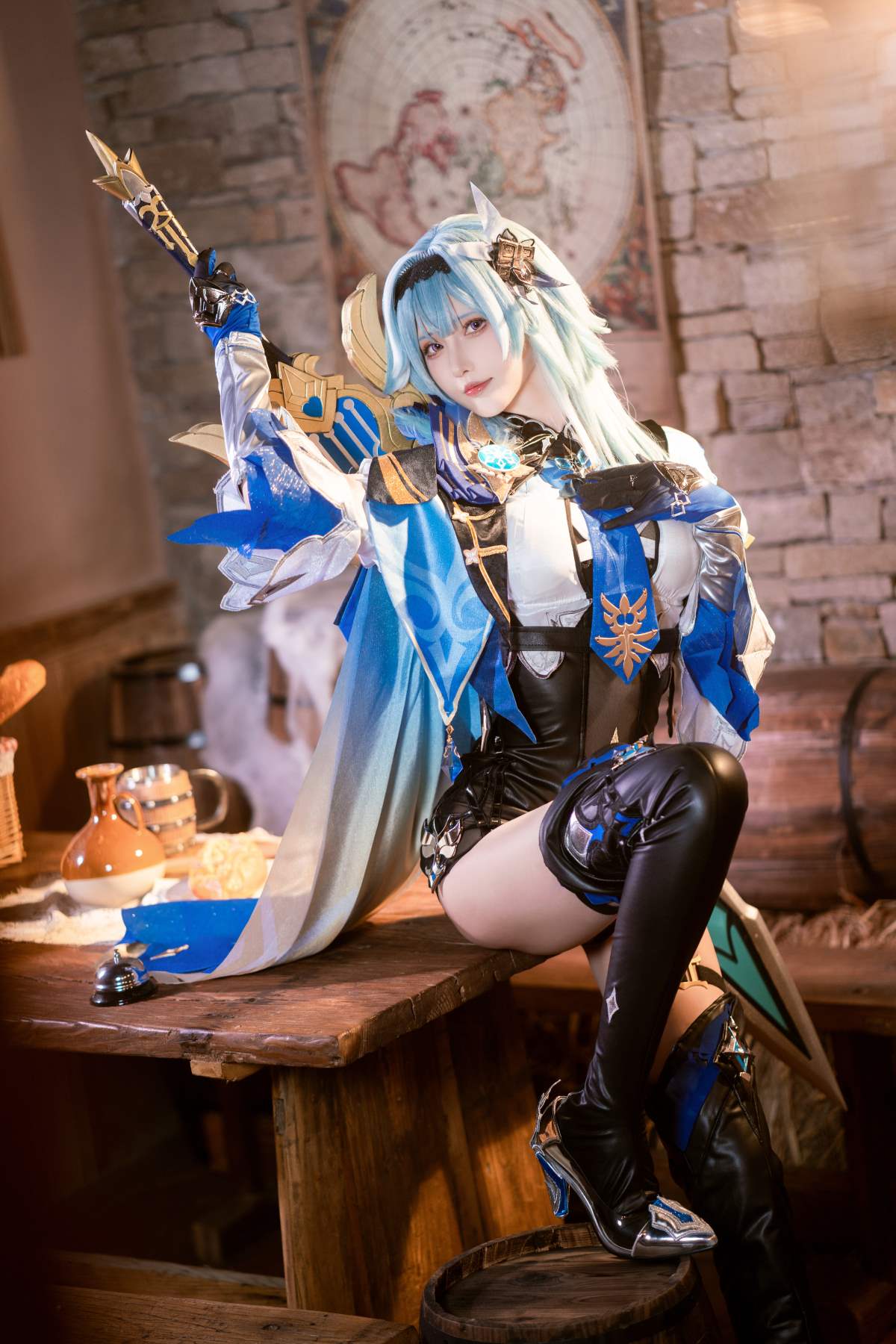 花兮_honoka – 原神 优菈 Cosplay-第1张