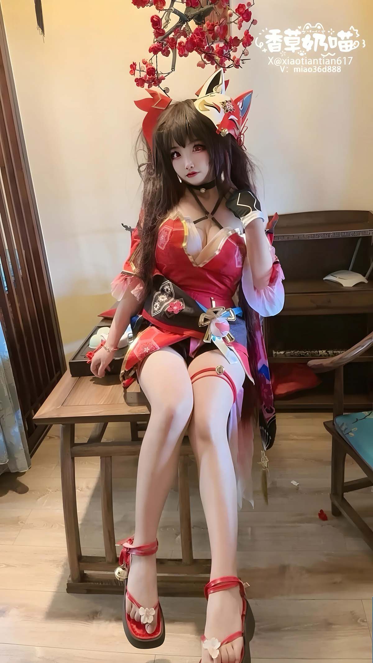 筱田甜[香草奶喵] – 花火 Cosplay-第1张