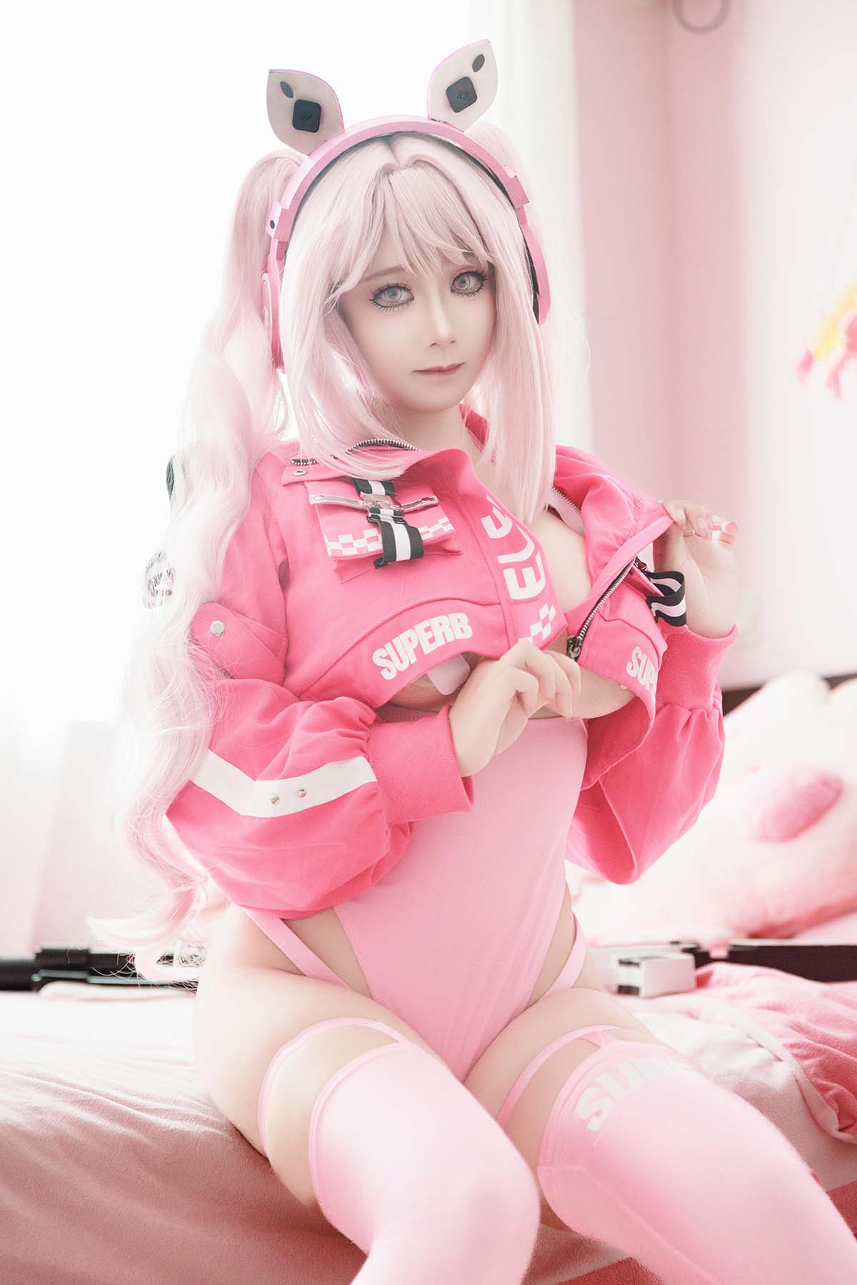 阿雪雪 – 爱丽丝泳装 Cosplay-第1张