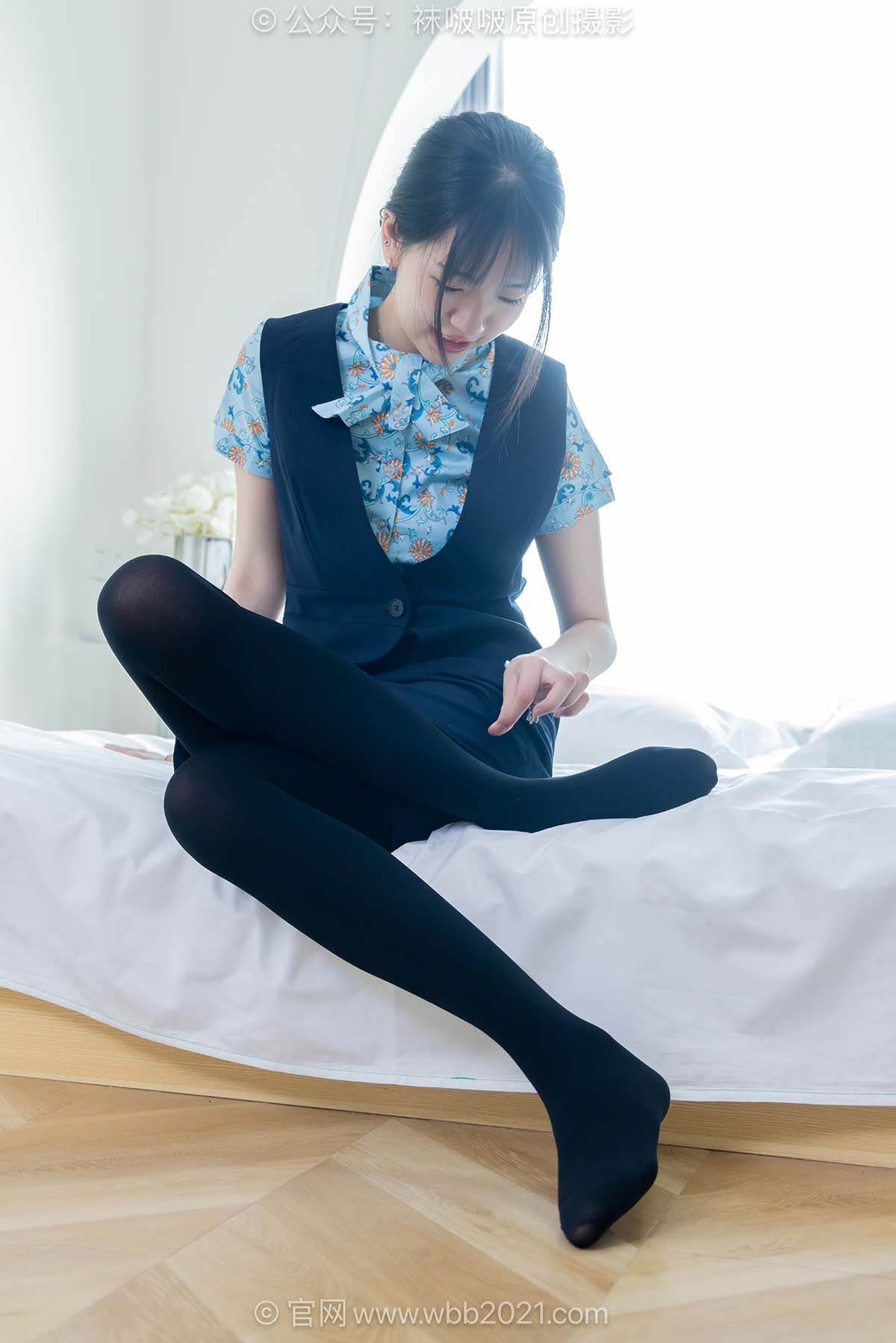 [BoBoSocks袜啵啵]NO.662 小甜豆 平底鞋、高跟鞋、厚黑丝、厚肉丝、制服 BoBoSocks袜啵啵-第2张