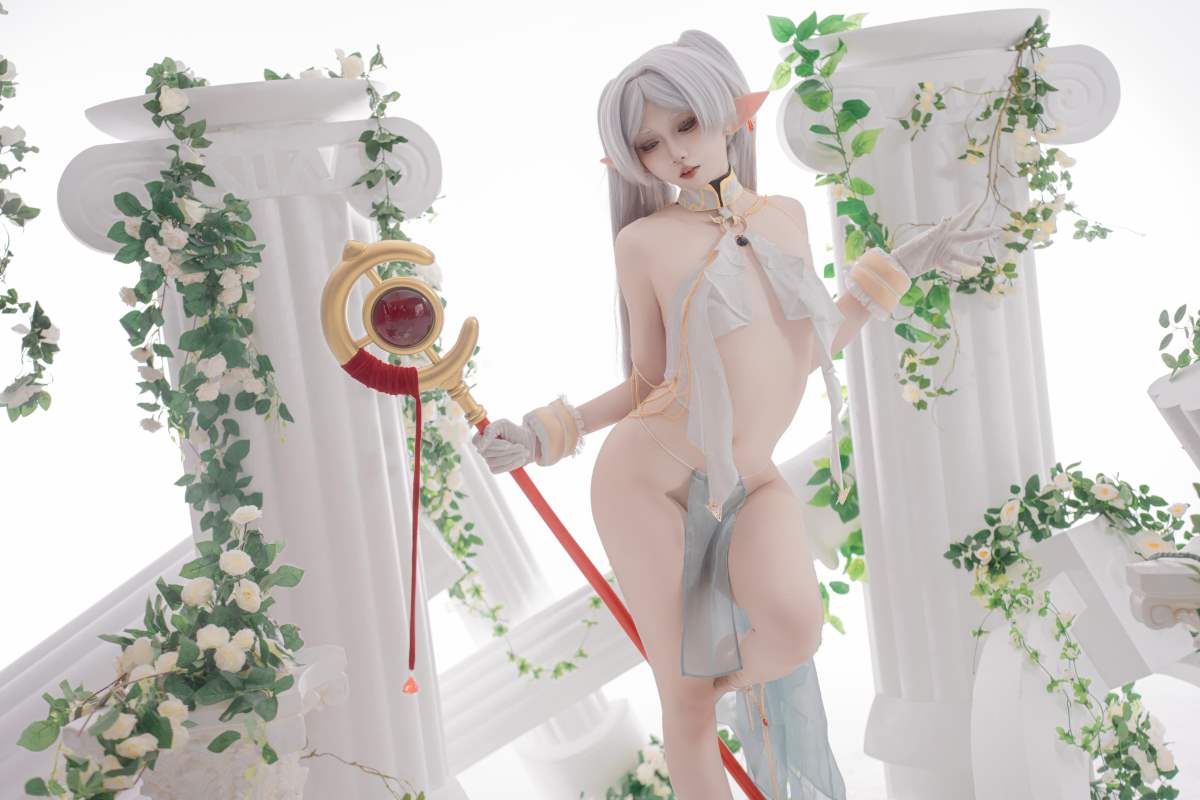 纸悦Etsu_ko – 葬送的芙莉莲 芙莉莲 舞娘 Cosplay-第2张