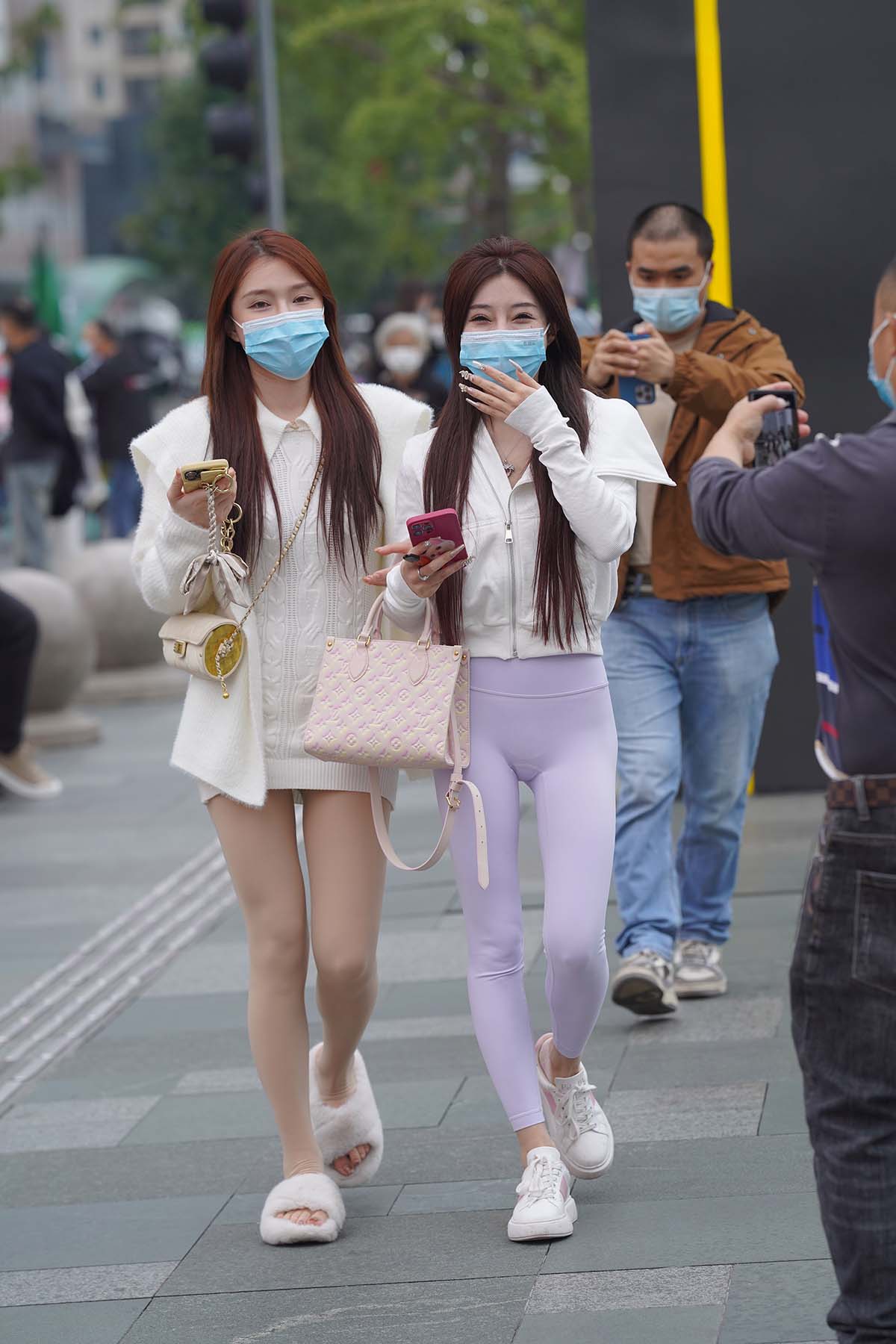 精选街拍作品 NO.5477 青春甜美闺蜜 街拍-第1张