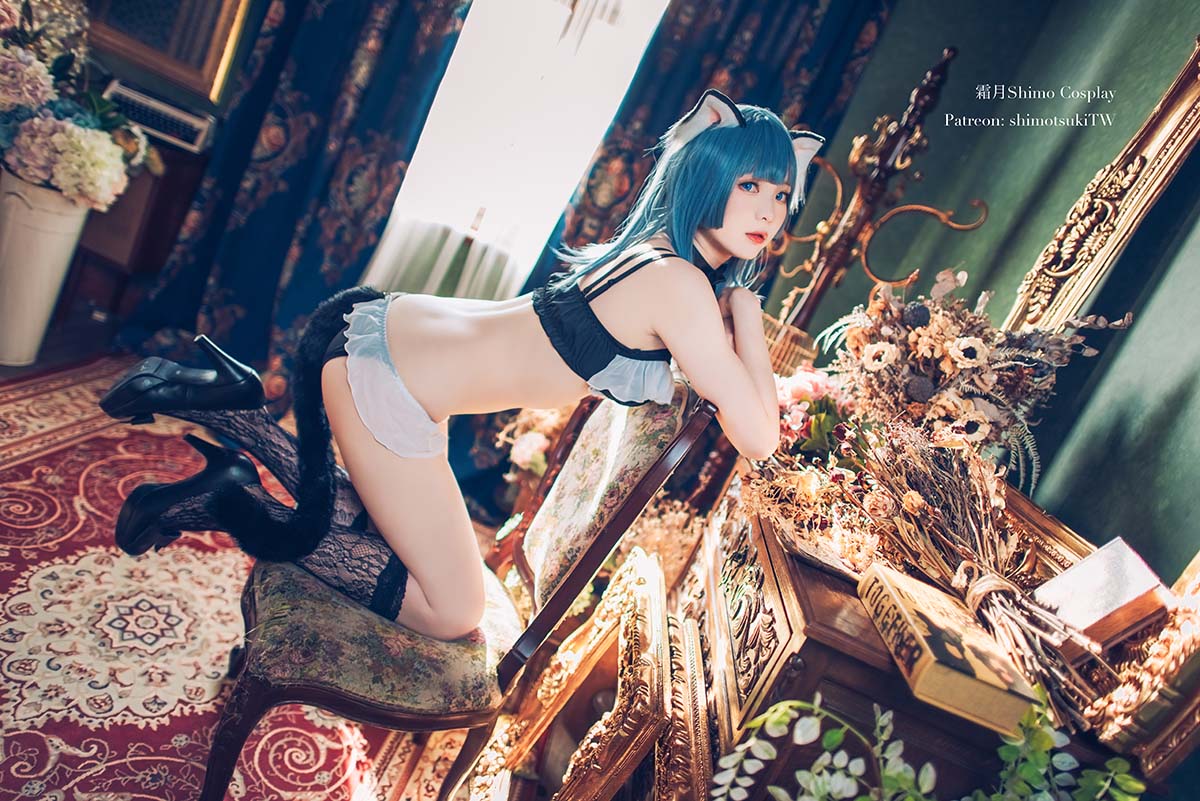 霜月shimo – Original Cat Witch Cosplay-第2张