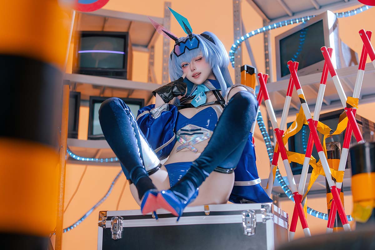 屿鱼 – 碧蓝航线 花园赛车服 Cosplay-第1张