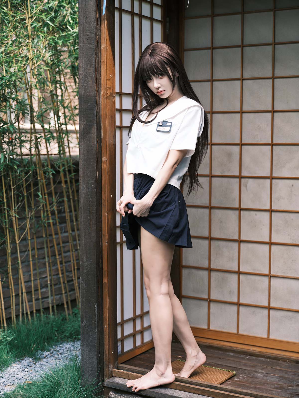 [YITUYU艺图语]2025.10.31 和屋里的JK少女 夏树友人帐 YITUYU艺图语-第1张