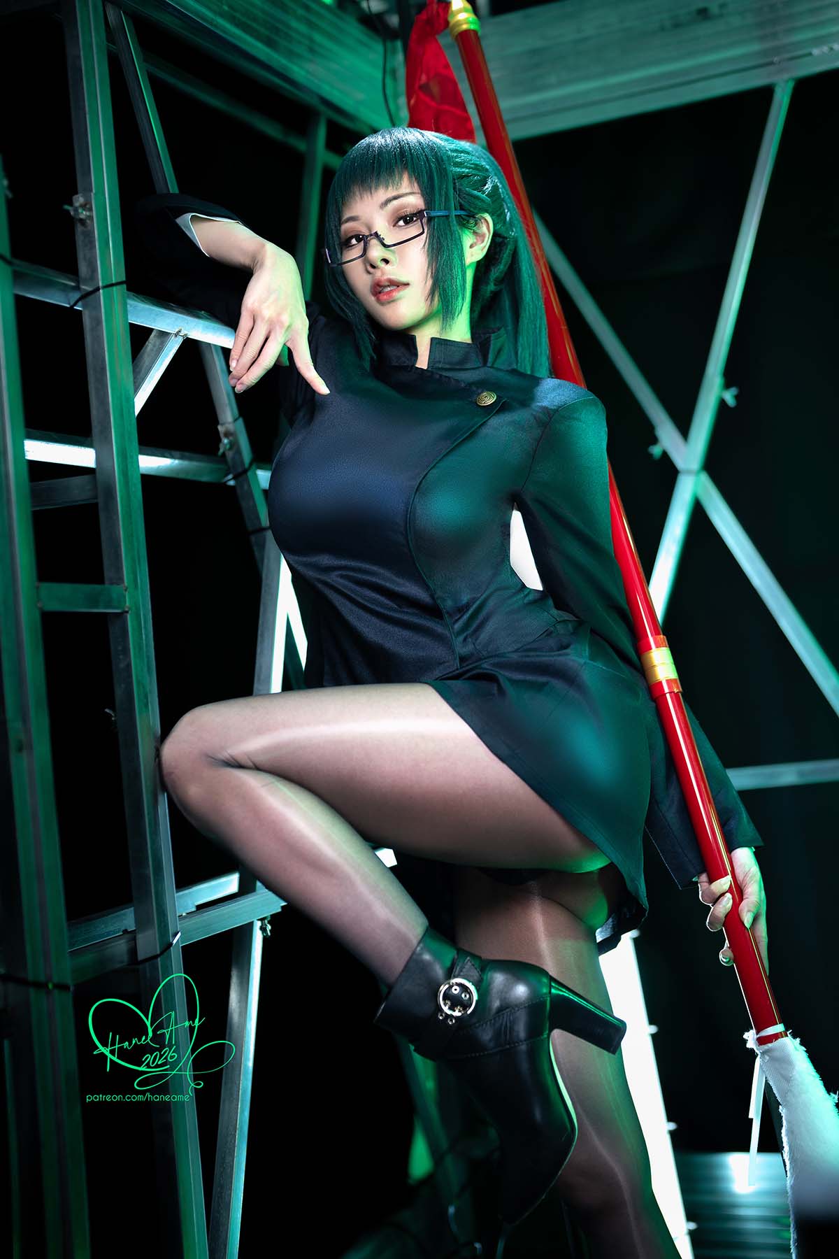 Hane Ame 雨波写真 – JujutsuKaisen MakiZenin 咒術迴戰 禪院真希 Cosplay-第2张