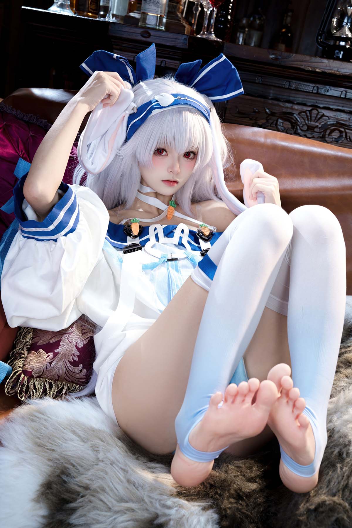 九柒喵 – 碧蓝你好像 拉菲ll Cosplay-第2张