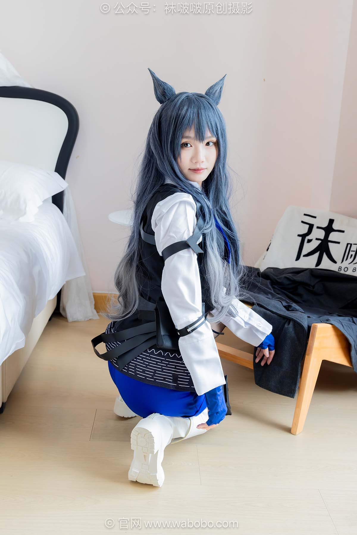 [BoBoSocks袜啵啵]NO.675 甜甜圈-靴子、纯白棉袜、薄黑丝 BoBoSocks袜啵啵-第1张