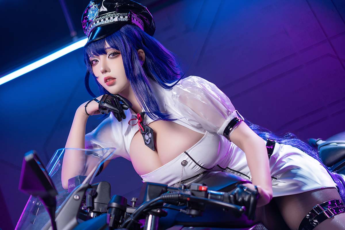 菌烨tako – 原神 雷电将军赛车 Cosplay-第2张