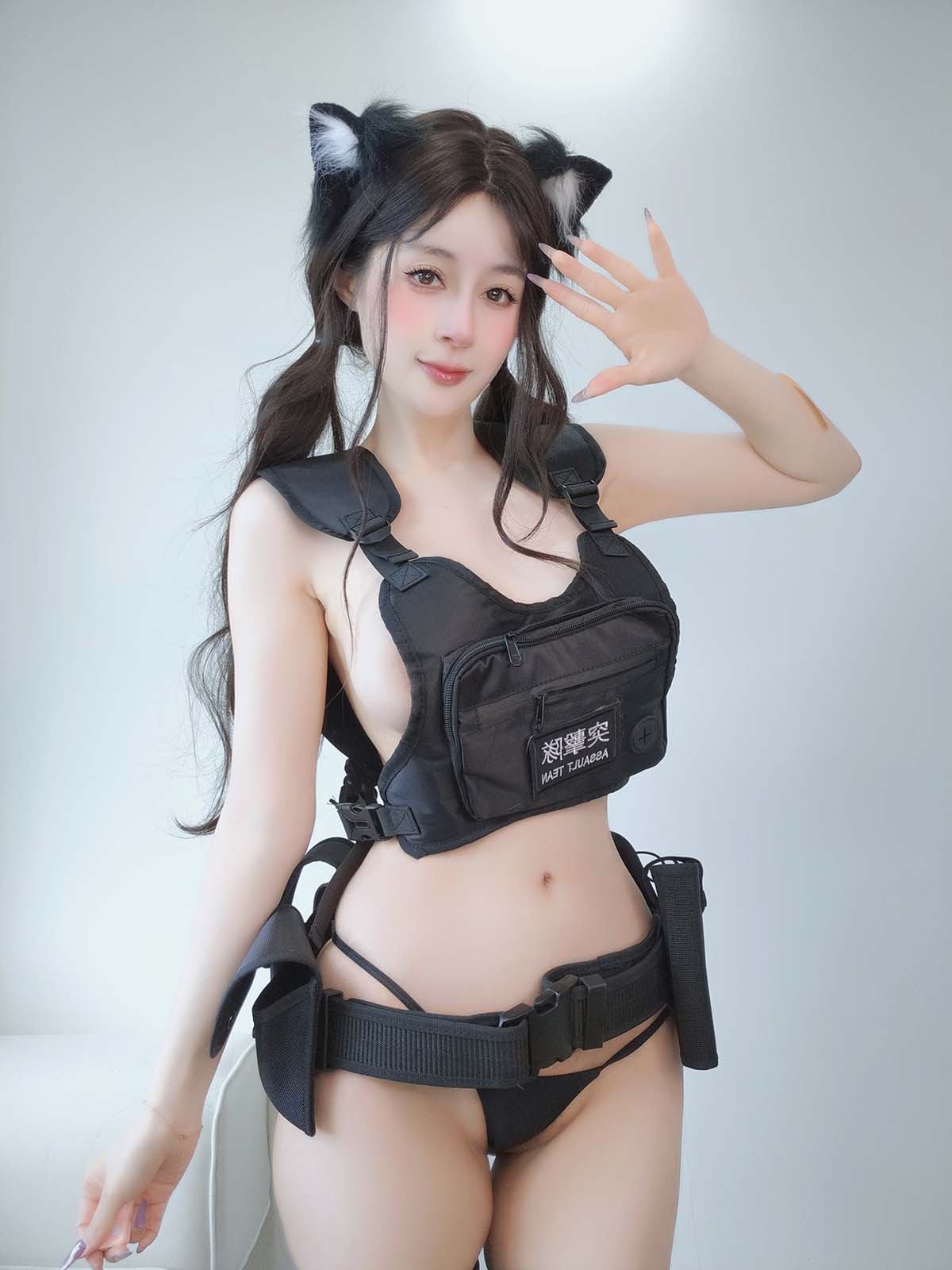 白银 – 黑色狐狸 Cosplay-第2张