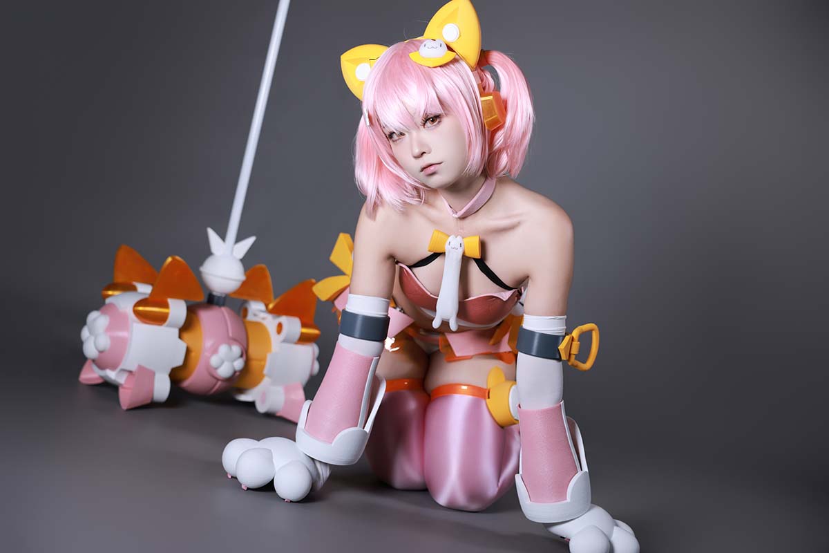 G44不会受伤 – 女神装置Puni Mofu猫猫 Cosplay-第2张