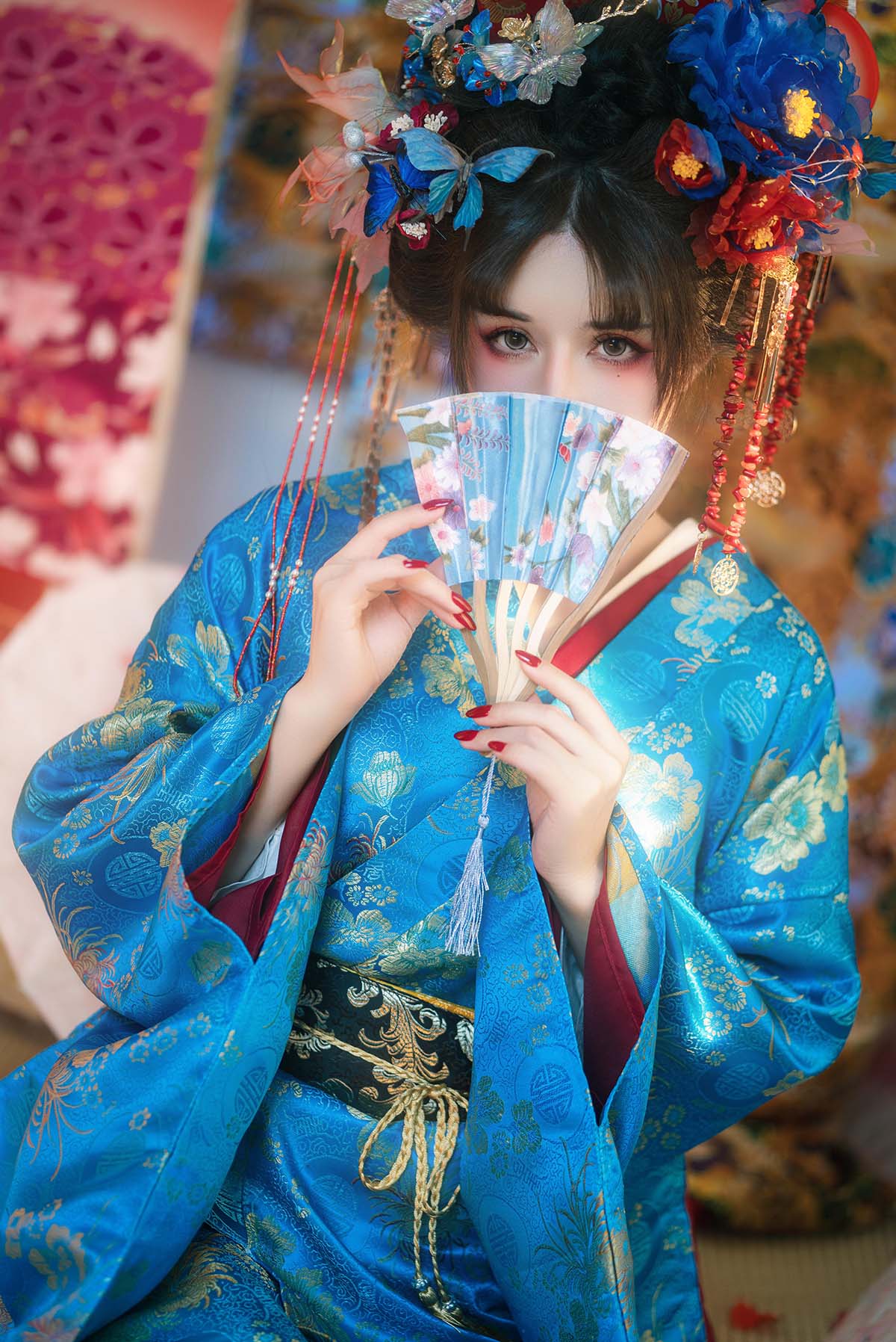 鹿八岁 – 花魁の末路 Cosplay-第1张