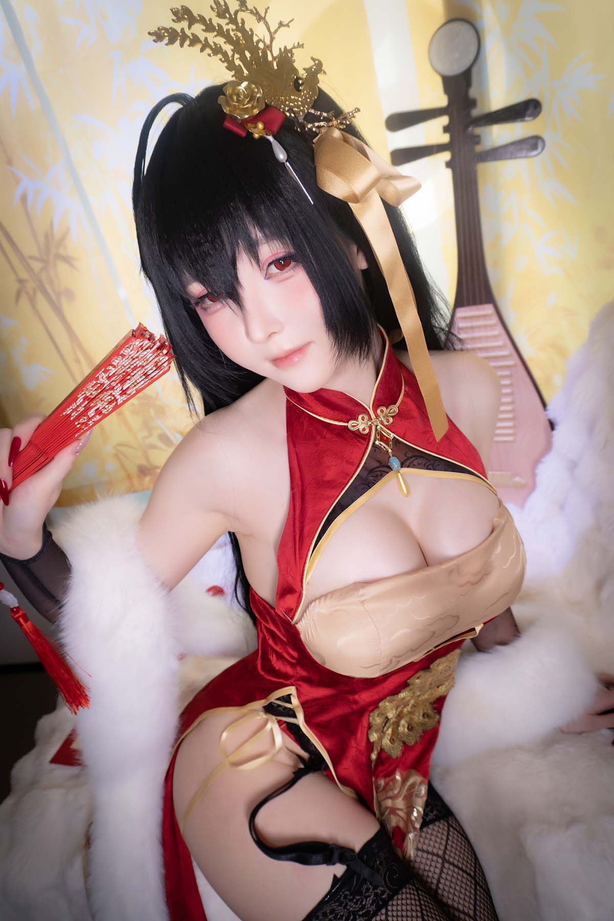 一小央泽 – 大凤旗袍 Cosplay-第2张