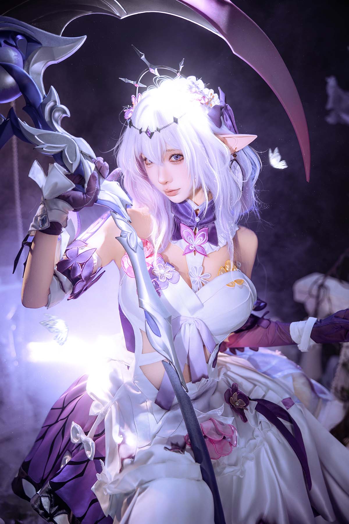 蠢沫沫 – 崩坏 星穹铁道 遐蝶 Cosplay-第1张