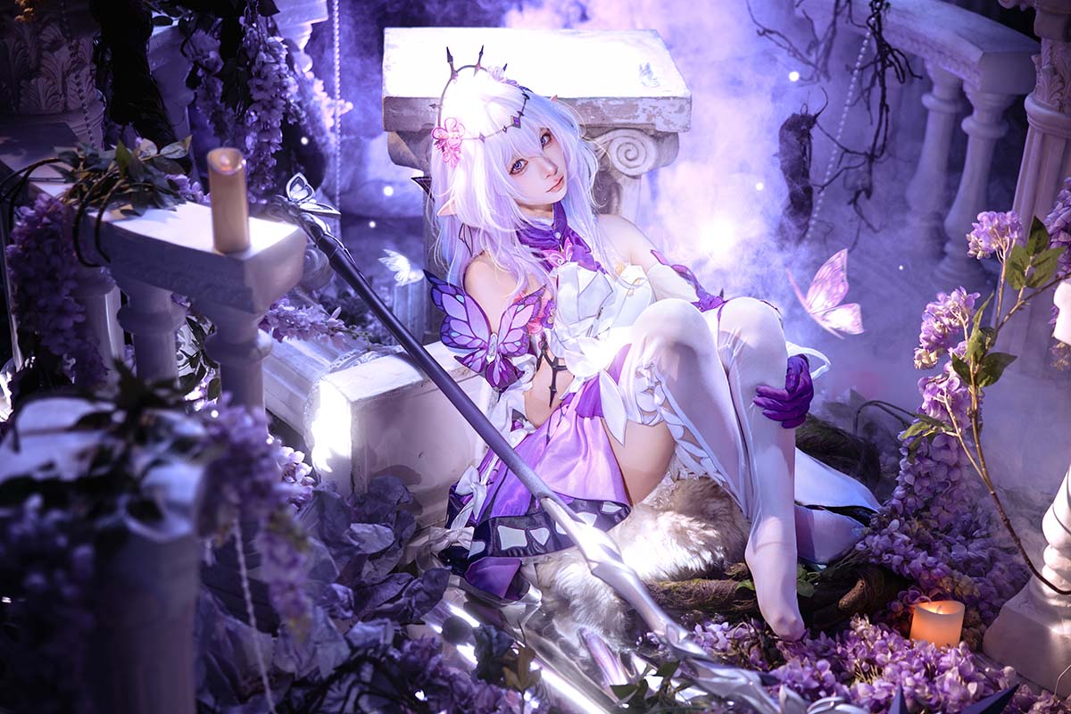 蠢沫沫 – 崩坏 星穹铁道 遐蝶 Cosplay-第2张