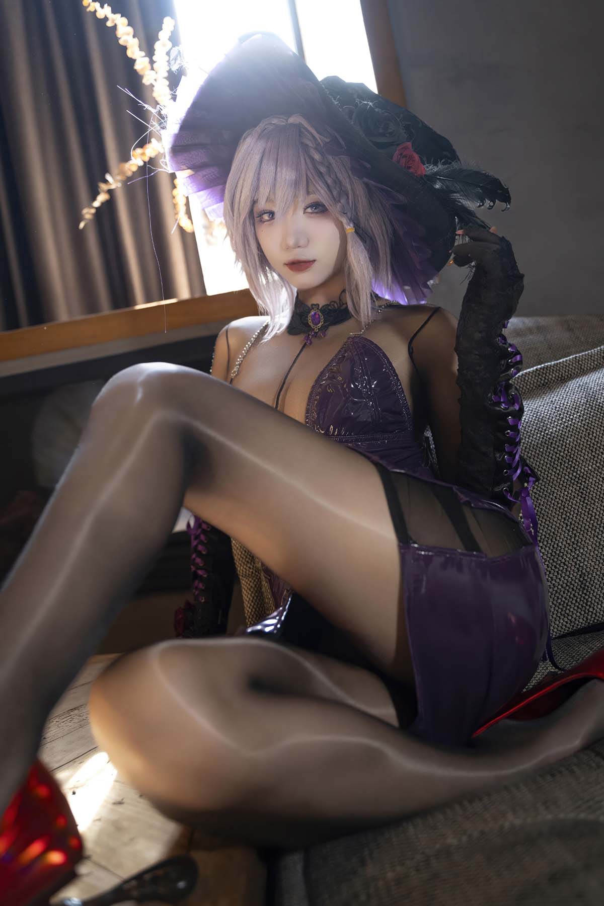 柒柒要乖哦 – 魔女契约 Cosplay-第2张