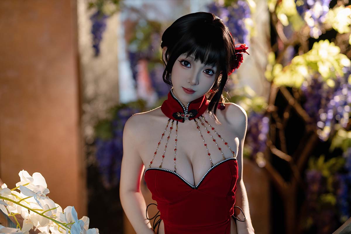 Bangni邦尼 – 元旦旗袍 Cosplay-第2张