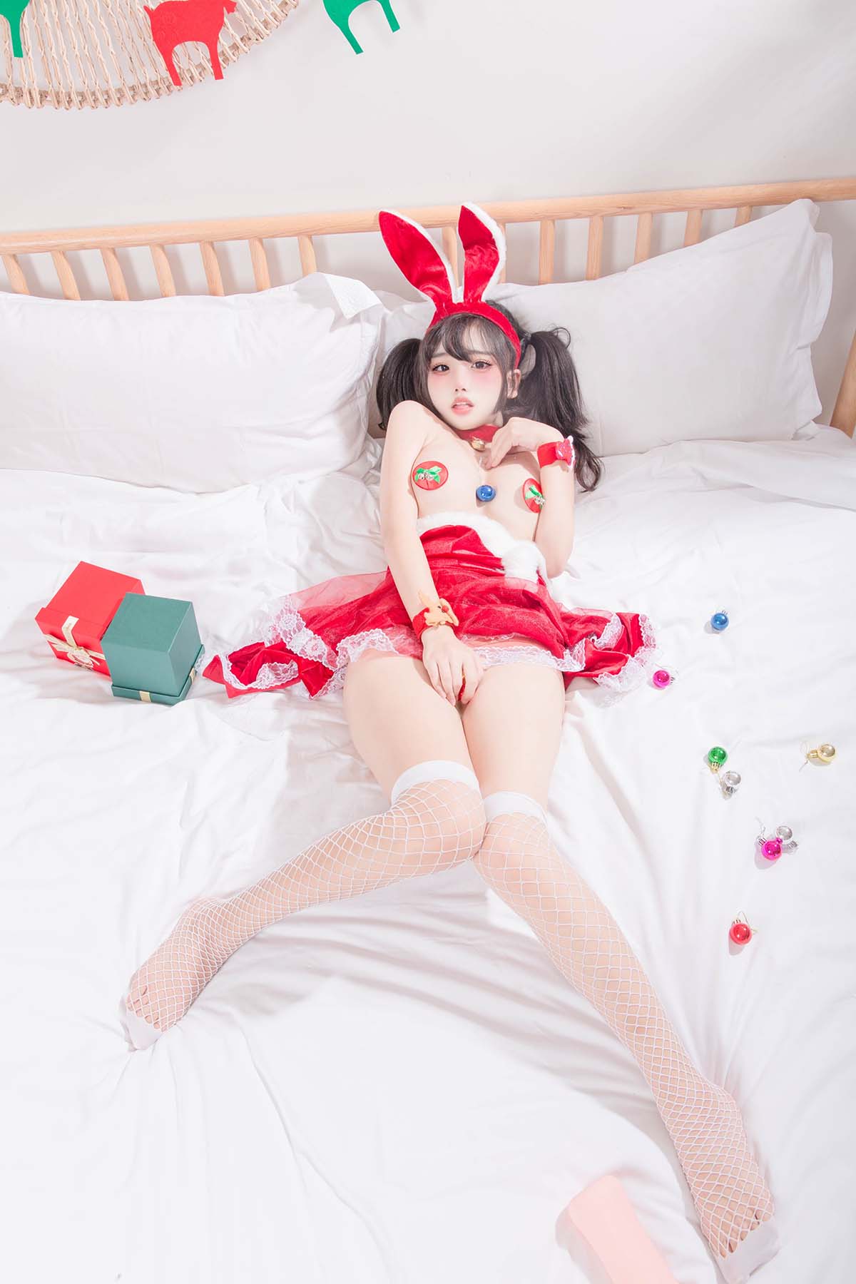筱田甜[香草奶喵] – 圣诞福福 Cosplay-第2张