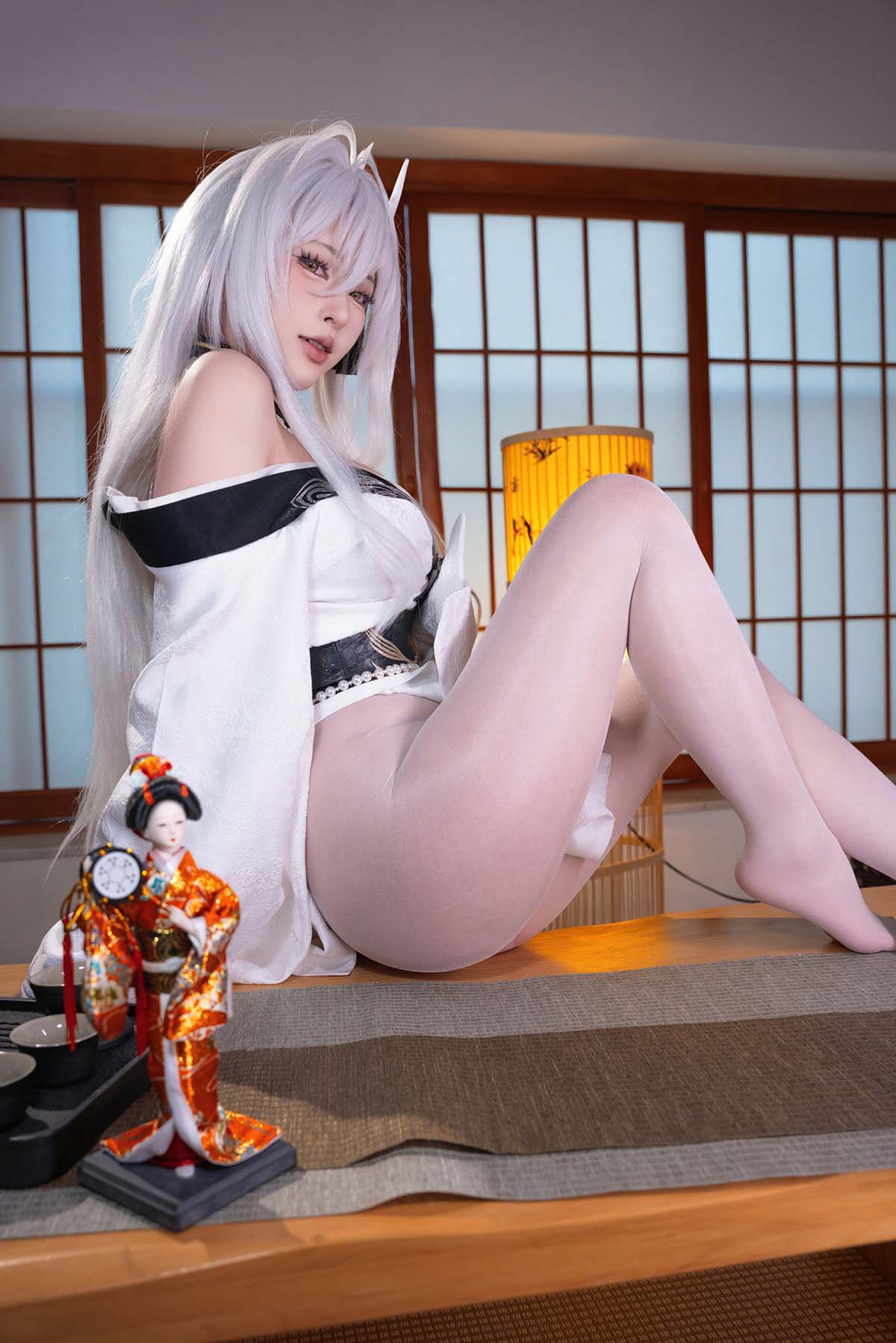 清水由乃 – 碧蓝航线 白凤和服 Cosplay-第2张