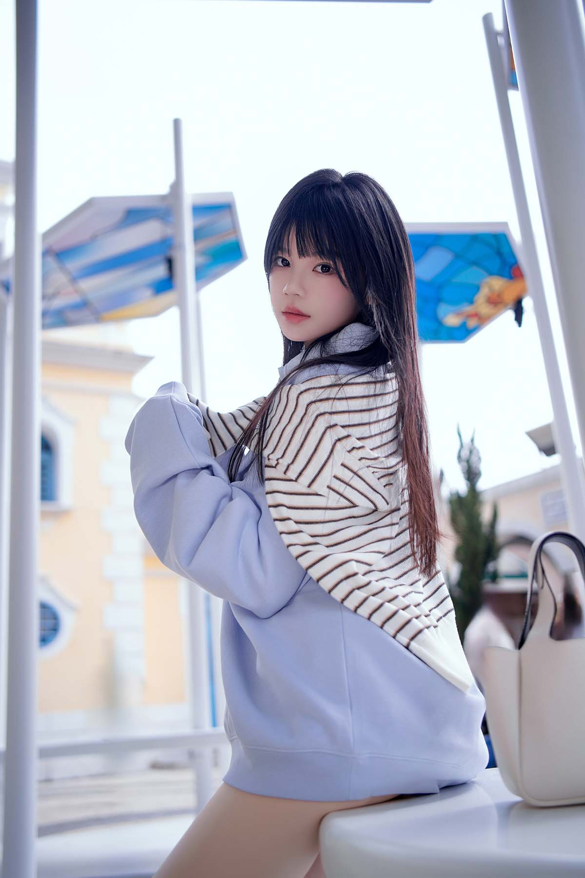 桜桃喵 – 蓝 Cosplay-第1张