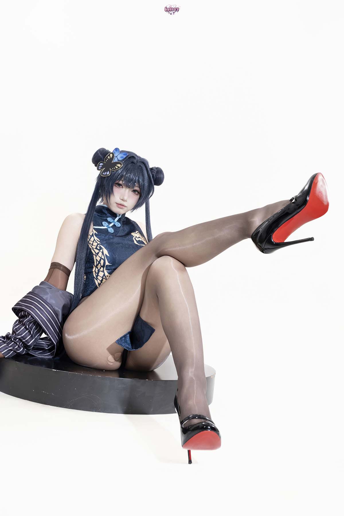 柒柒要乖哦 – 蔚蓝档案 妃咲 原皮 Cosplay-第2张