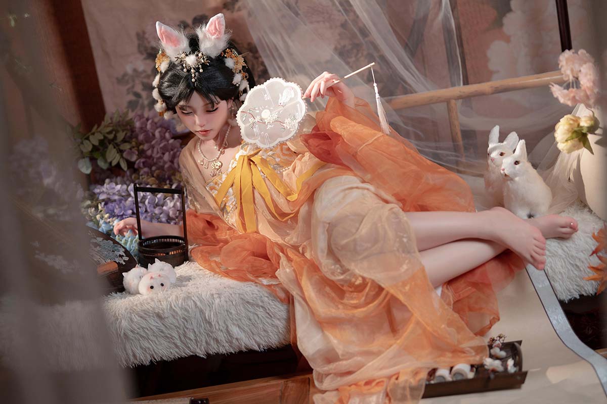 Bangni邦尼 – 中秋节玉兔 Cosplay-第2张