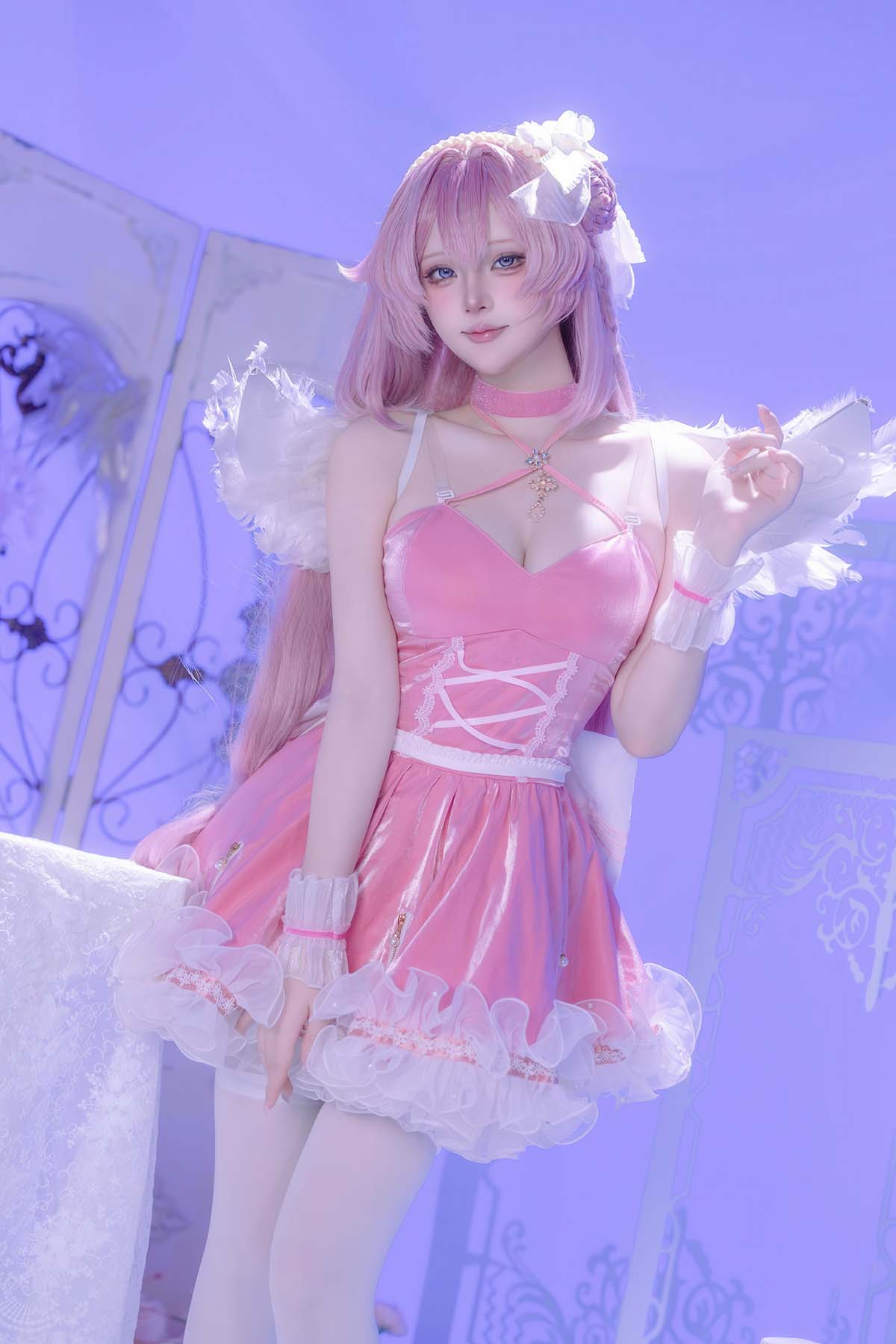 屿鱼 – 桃乐丝 黎明派对 Cosplay-第1张
