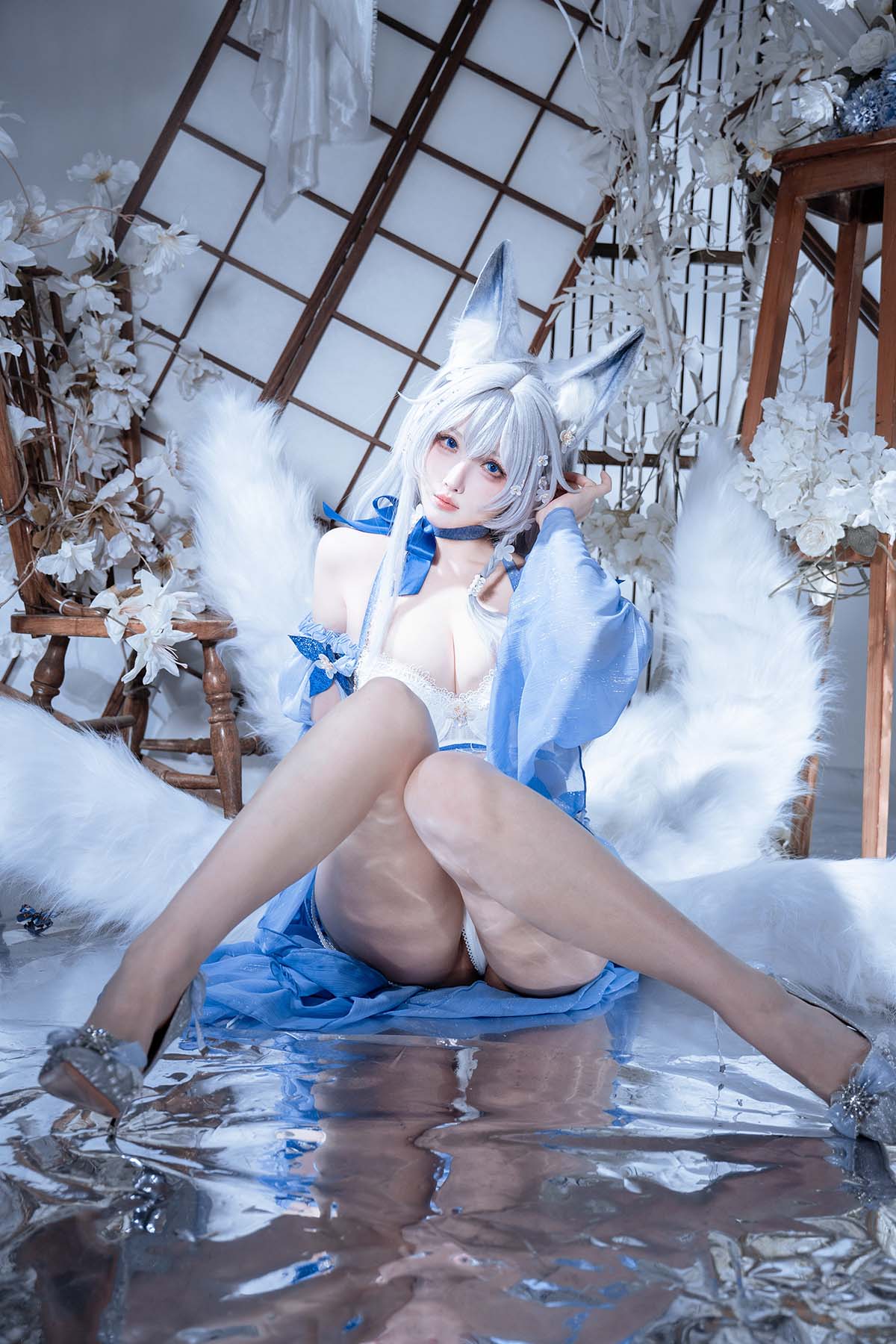rioko凉凉子(肉扣热热子) – 信浓水夏 Cosplay-第2张