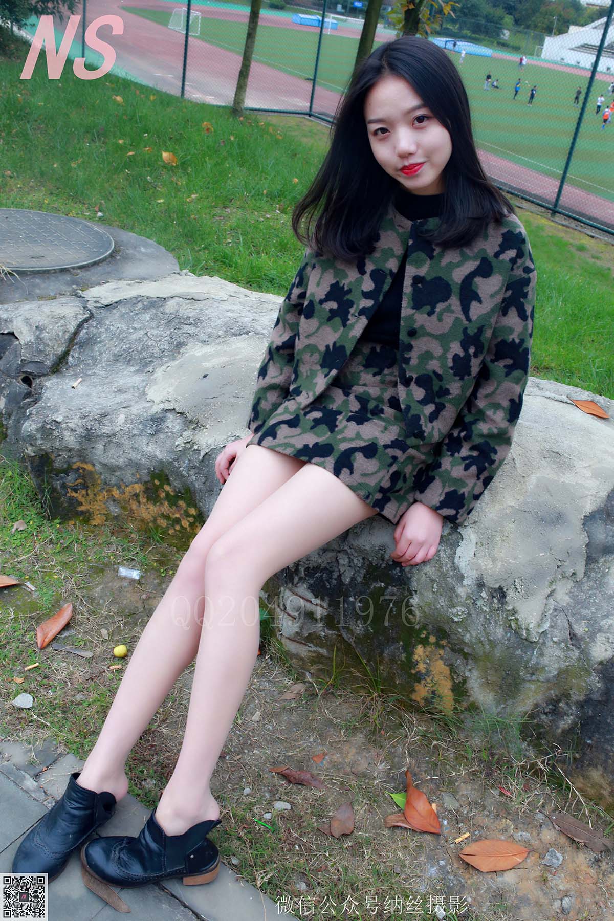 [纳丝摄影]微微 迷彩少女户外肉丝 纳丝摄影-第1张