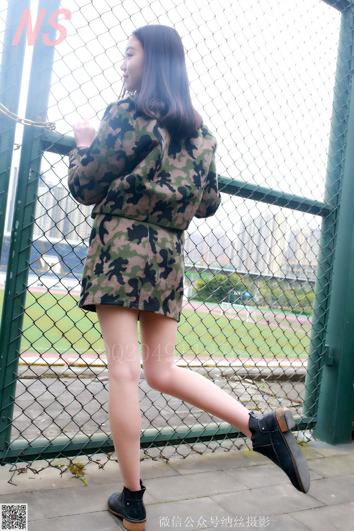 [纳丝摄影]微微 迷彩少女户外肉丝 纳丝摄影-第2张