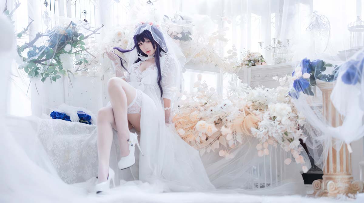 樱落酱w – 碧蓝航线 吾妻花嫁 Cosplay-第1张